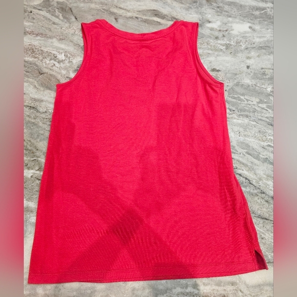 Joan Rivers Wardrobe Builders Red Tank Top Small Cotton Modal Blend - Picture 8 of 8